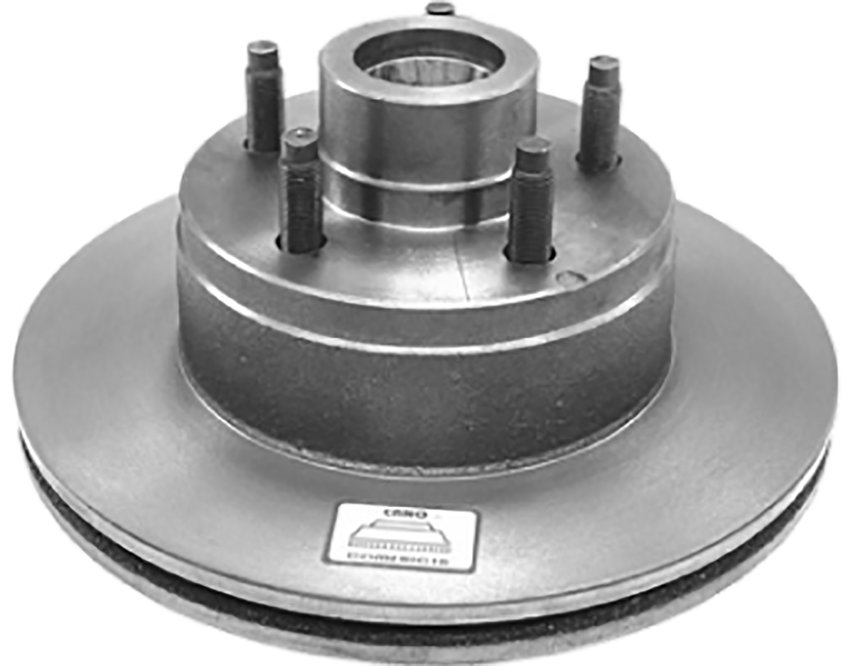 Rotor de disco de freno delantero, 5.118 in, disco de pinza de freno  delantero, aleación de metal, resistente al desgaste para discos de freno y